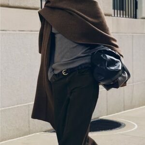 Zara Brown Cape Coat
